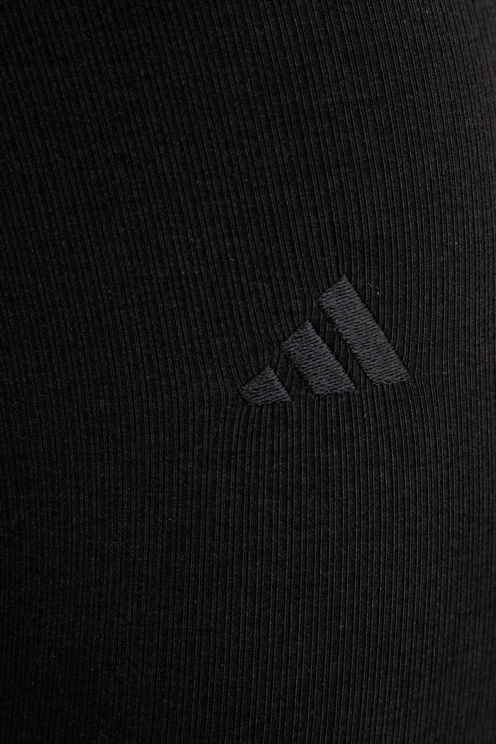 Legíny adidas Essentials Rib Capri čierna JZ0295