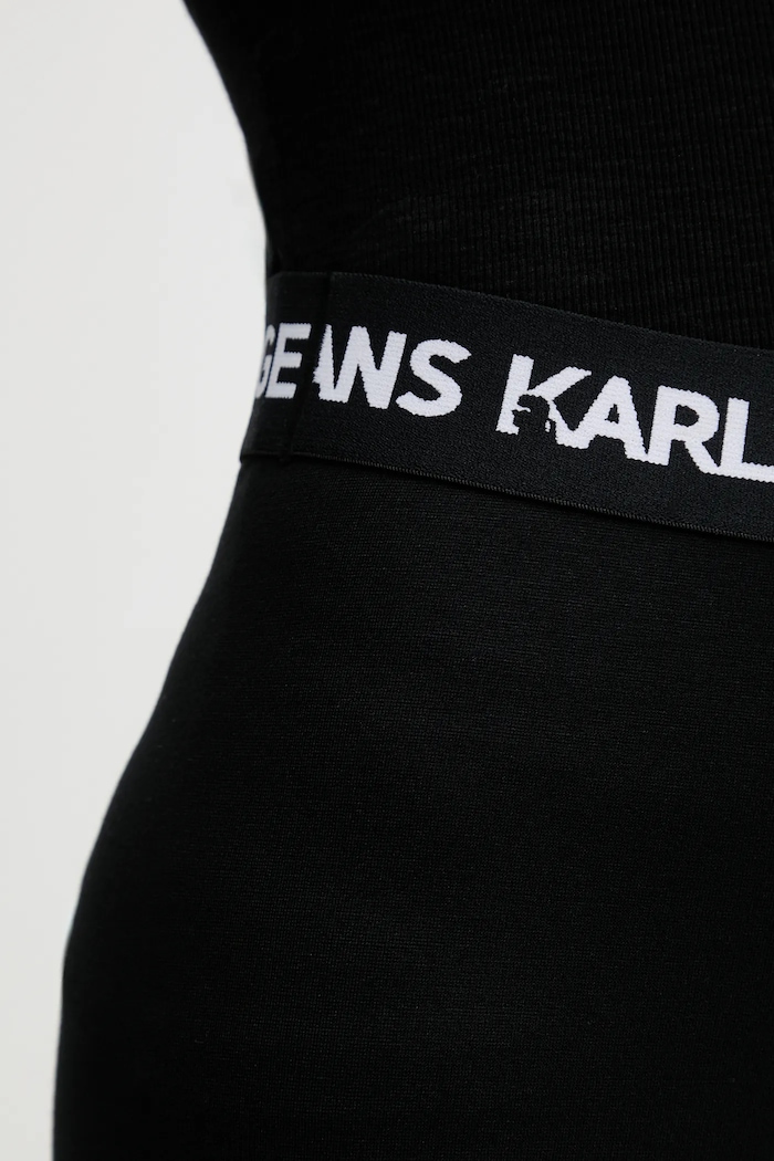 Karl Lagerfeld Jeans legging fekete B1W10091