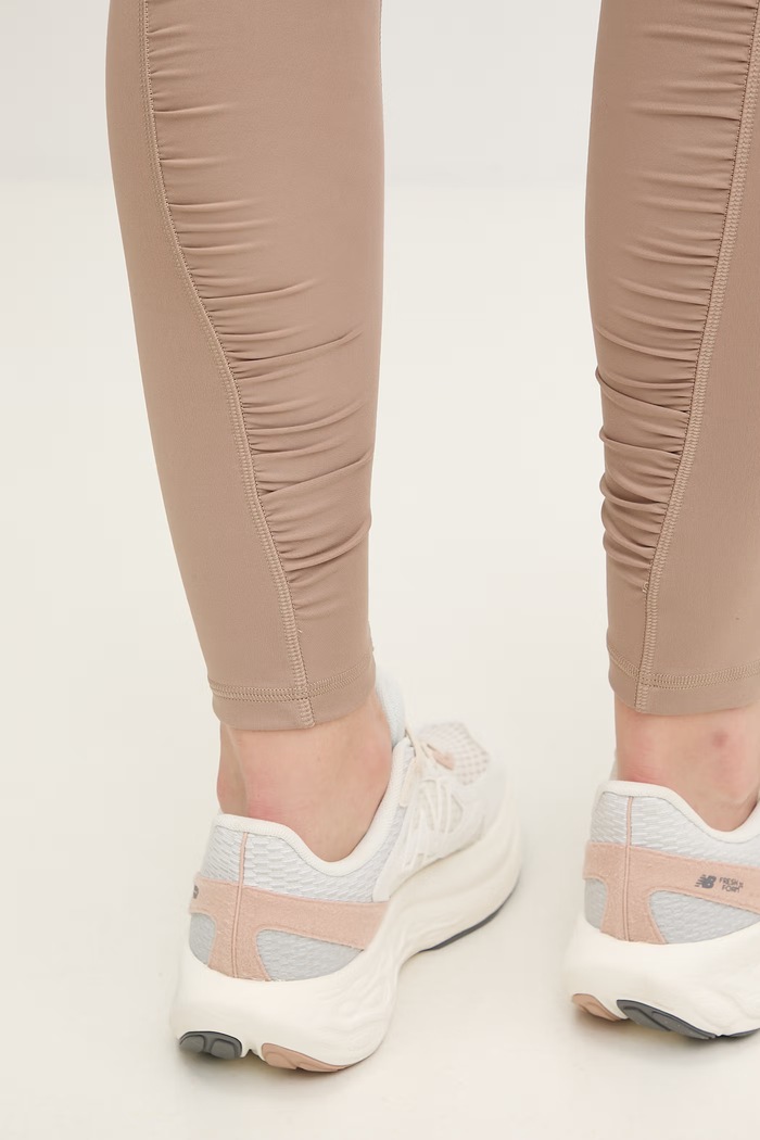 adidas by Stella McCartney legginsy treningowe beżowy KF5116