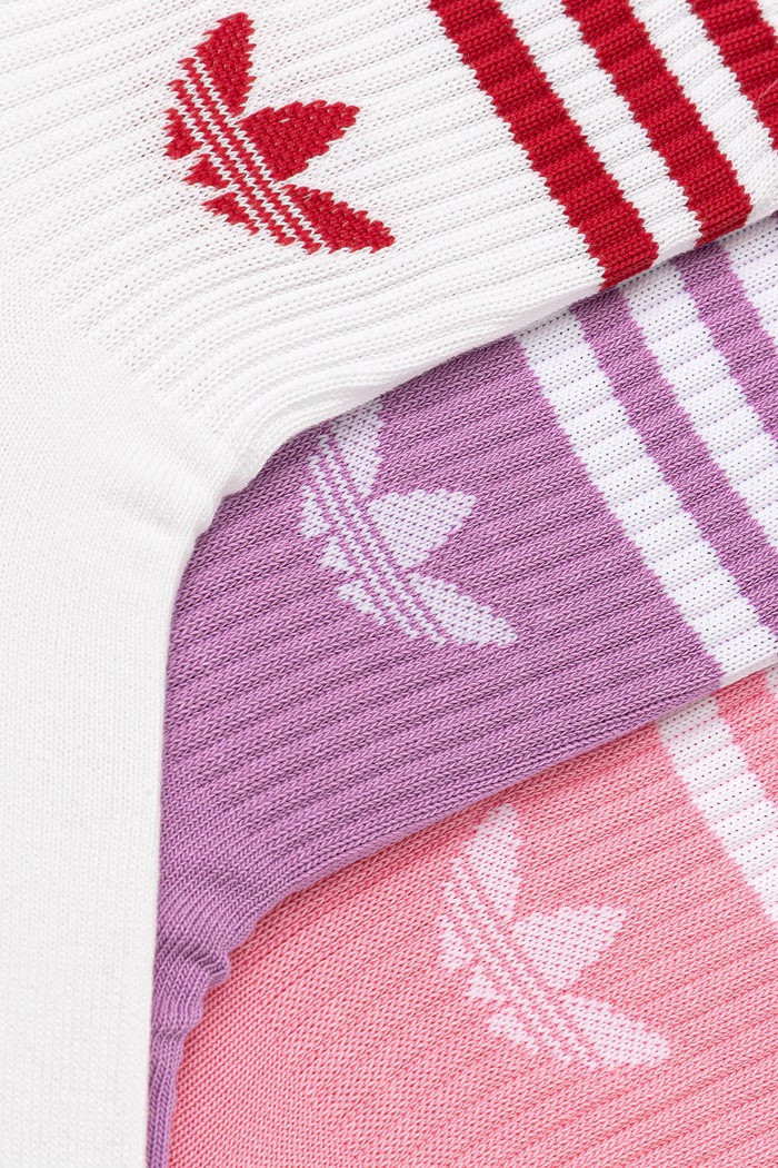 Ponožky adidas Originals 3-pack KT1691 růžová SS26