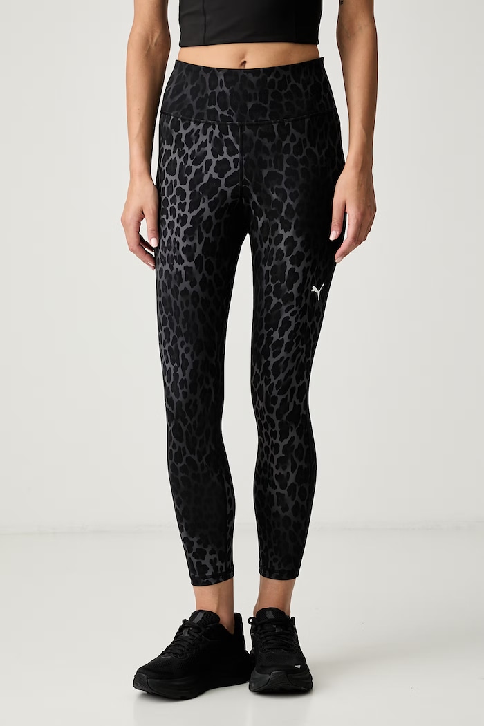 Puma legíny dámske Essential Spotted Haze čierna 528515