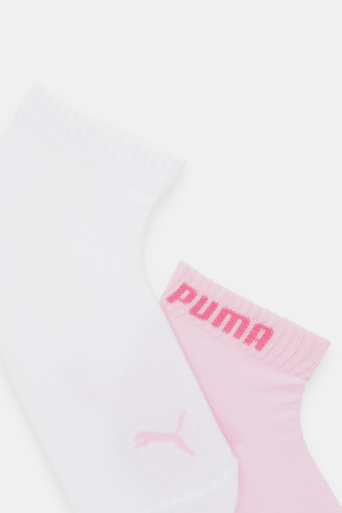 Ponožky Puma QUARTER PLAIN 3-pak 938589.D ružová SS26