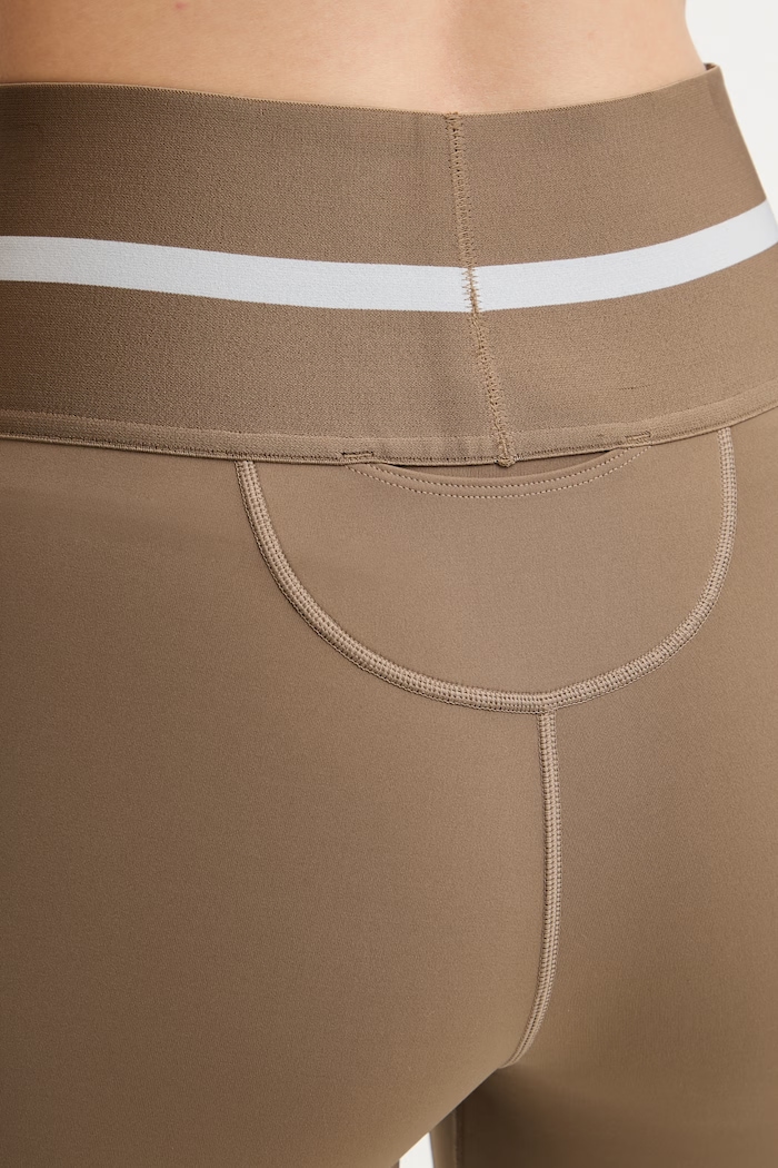 Calvin Klein Performance športové legíny dámske hnedá LVGWS6L674