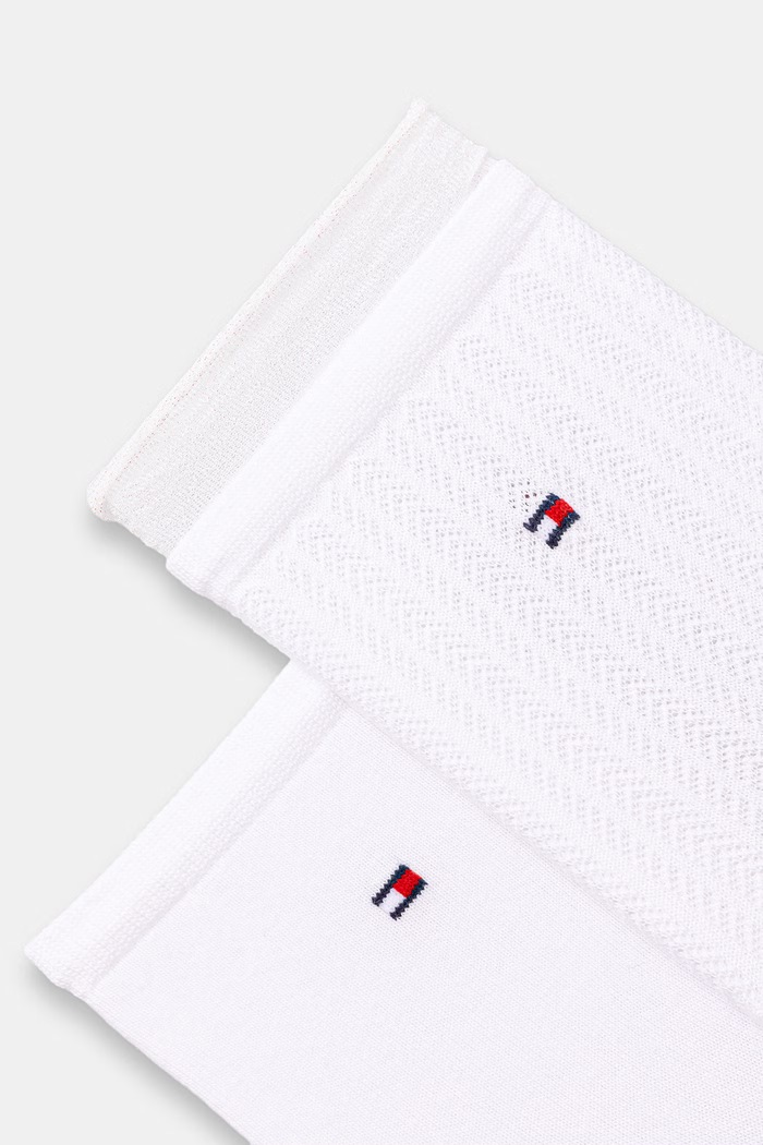 Tommy Hilfiger nogavice ženske paket 2 kosov 701238774 bela SS26