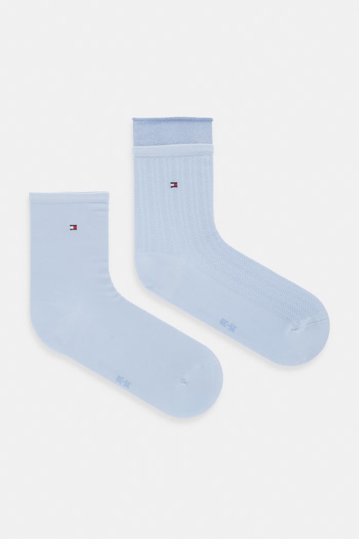 Tommy Hilfiger шкарпетки жіночі 2 шт. блакитний 701238774