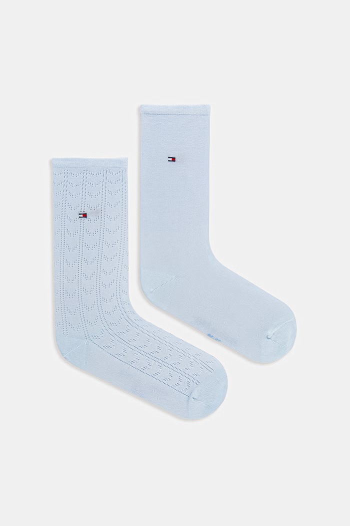 Tommy Hilfiger шкарпетки жіночі мультипак 2 шт. блакитний 701238849