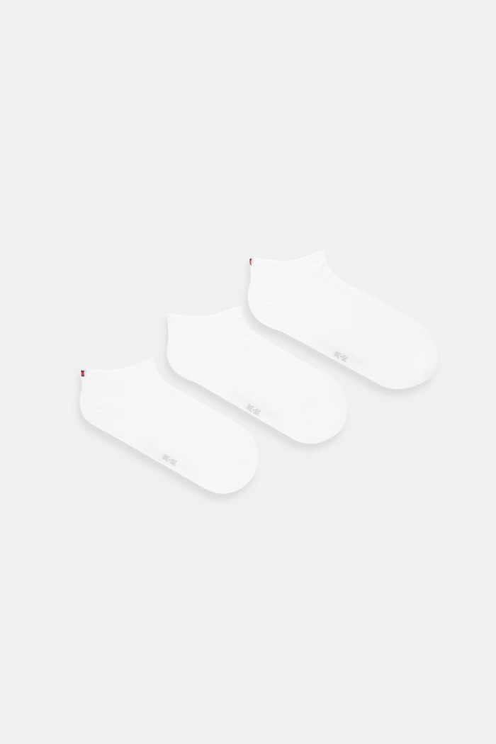 Tommy Hilfiger dámske ponožky 3-pak biela 701239619
