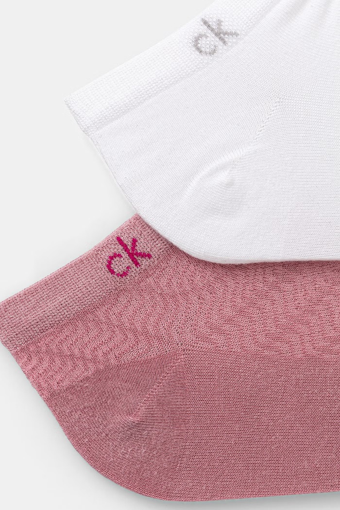 Calvin Klein ponožky dámske 2-pak 701238124 ružová SS26