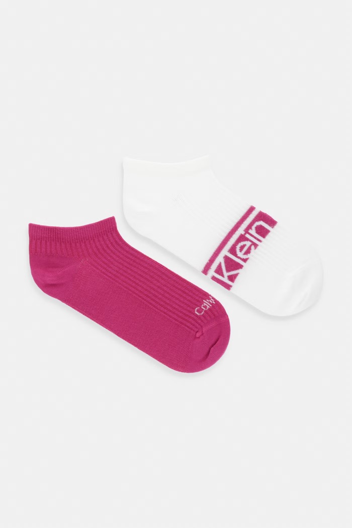 Calvin Klein șosete scurte pentru femei roz 701238129