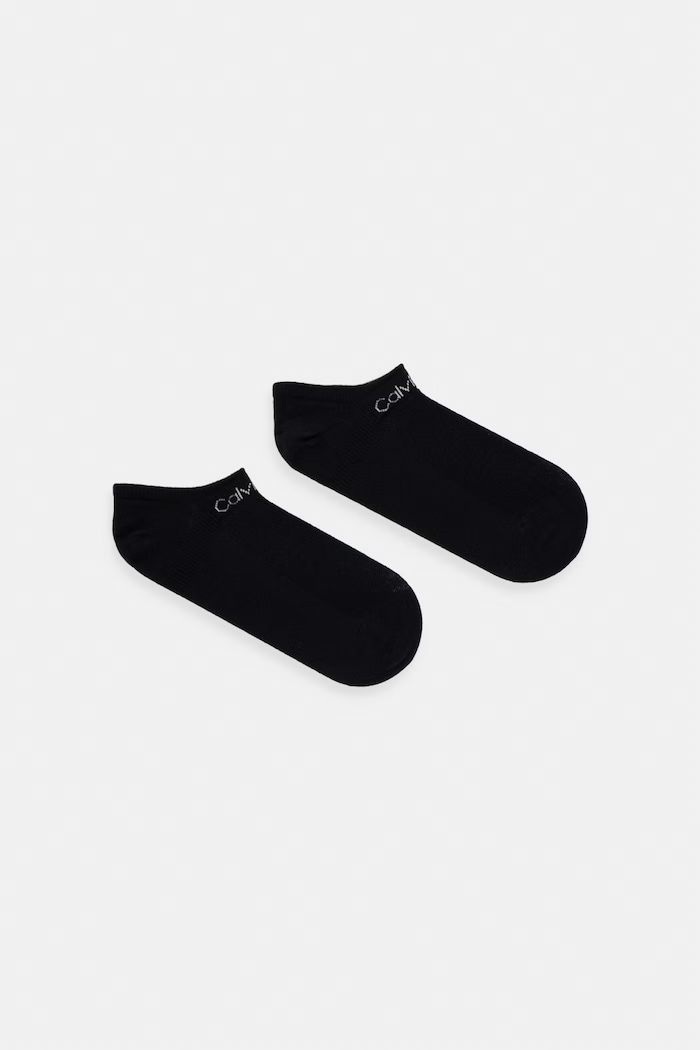 Calvin Klein κάλτσες γυναικείες 2-pack μαύρο 701238141