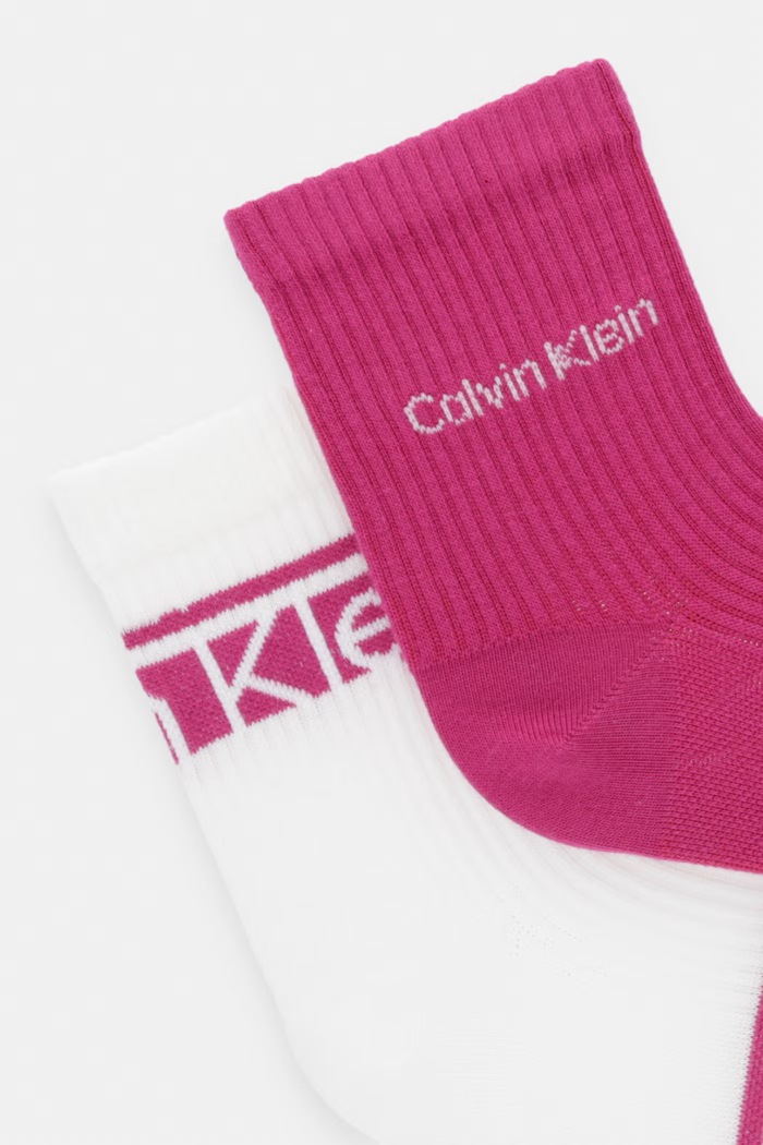Calvin Klein ponožky dámske 2-pak 701238806 ružová SS26