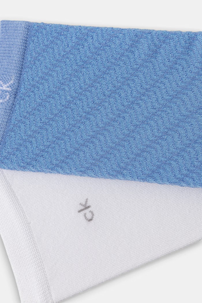 Calvin Klein ponožky dámske 2-pak 701238805 modrá SS26