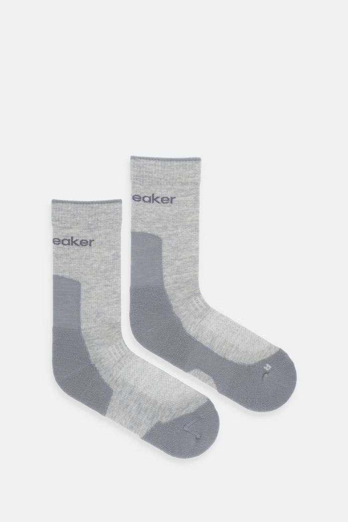 Nogavice z dodatkom volne Icebreaker Hike+ 2-pack Prijazno od planeta siva IB0A57EA0HN1