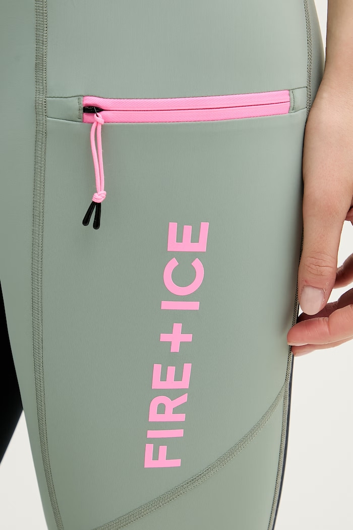 BOGNER Fire+Ice športové legíny dámske CANDRA2 zelená 14928019