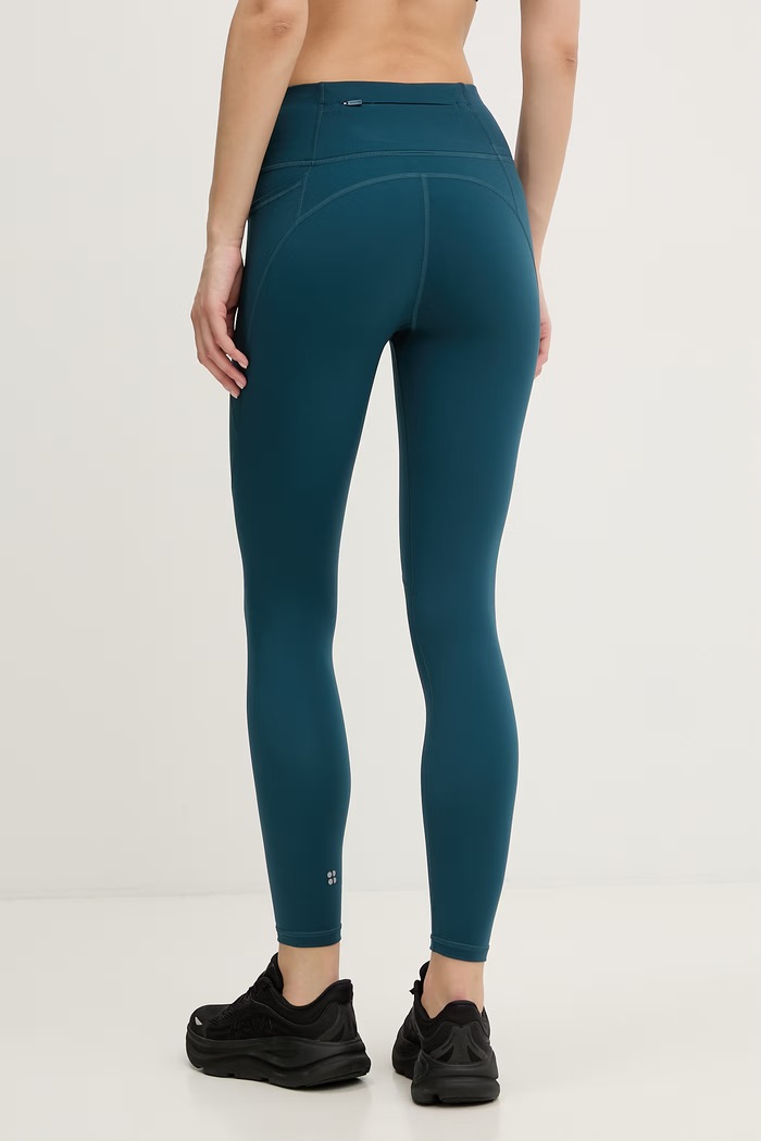 Oblečenie Sweaty Betty legíny dámske Power SB540078 tyrkysová