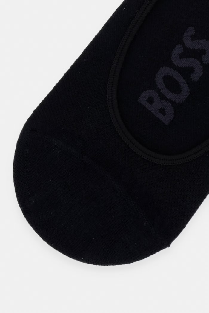 BOSS skarpety stopki damskie 2P IN Piquet 2-pack 50561170 czarny SS26