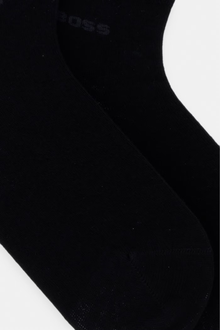 BOSS zokni női 2P SH Uni Logo 2-es csomag 50566993 fekete SS26