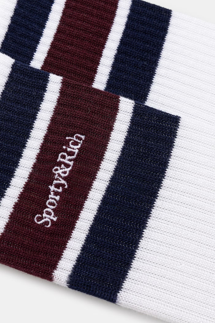 Sporty & Rich Serif skarpety damskie AC00475300WH86 biały SS26