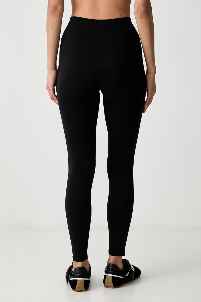Odjeća Sporty & Rich tajice za žene Signature Logo PA00271326BA01 crna