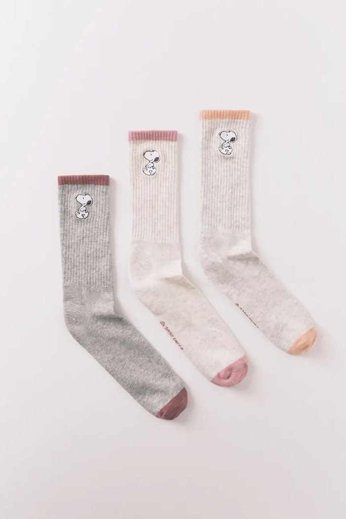 women'secret Κάλτσες Γυναικείες 3-pack γκρί 4483415