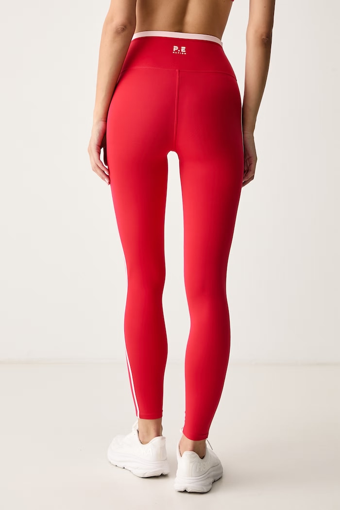 Abbigliamento P.E Nation Leggings sportivi da donna 254G252 rosso