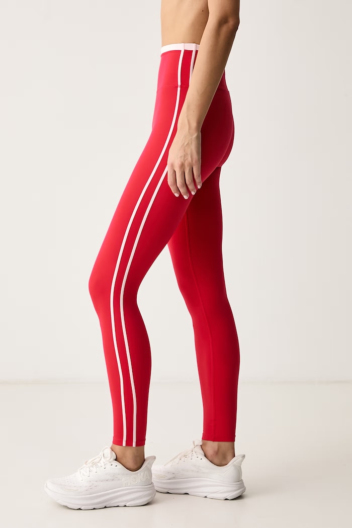 Leggings sportivi da donna P.E Nation 254G252 rosso