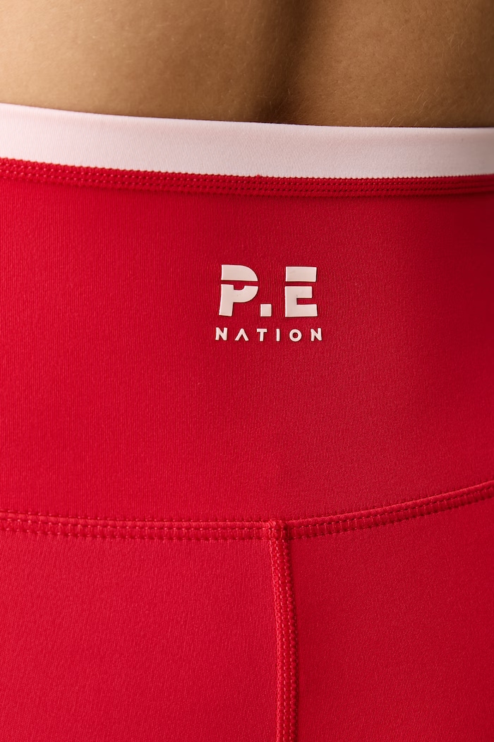 Legginsy sportowe damskie P.E Nation czerwony 254G252