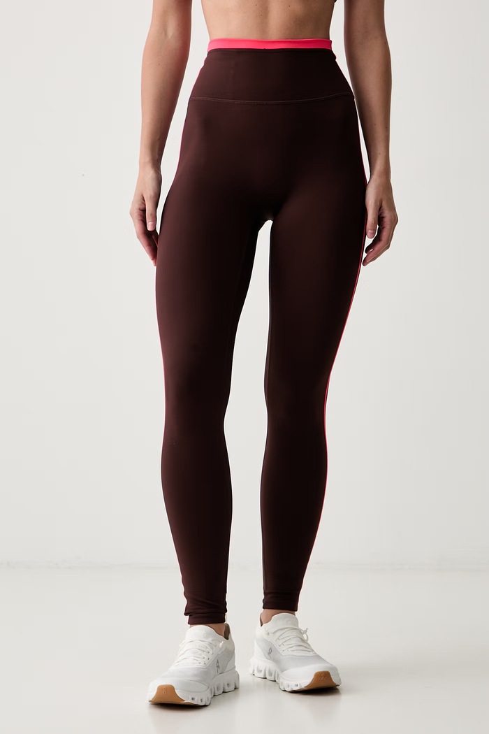 P.E Nation legginsy sportowe damskie brązowy 254G252