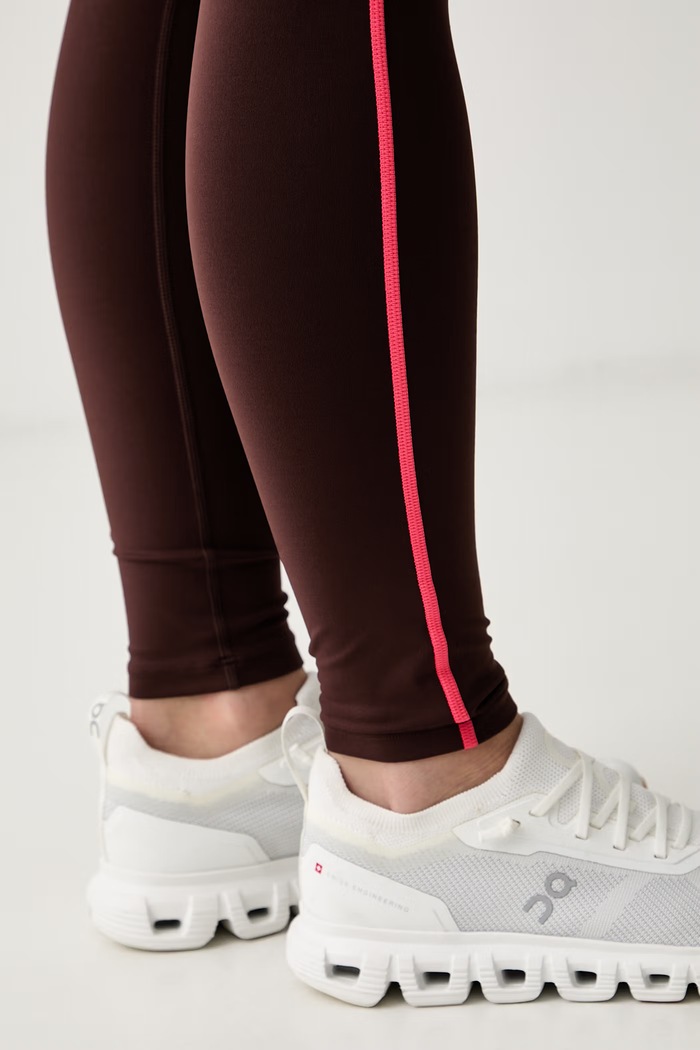 P.E Nation legginsy sportowe damskie brązowy 254G252