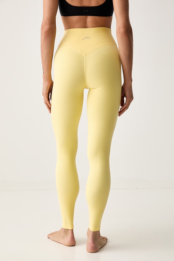 Odzież JOYINME legginsy do jogi damskie yoga.leggings żółty