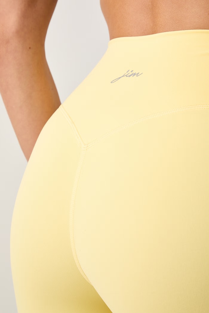 JOYINME legginsy do jogi damskie żółty yoga.leggings