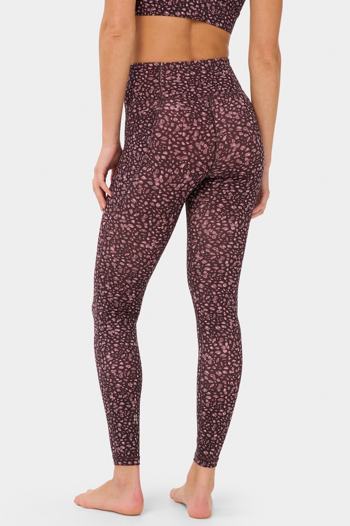Sweaty Betty Legginsy do jogi damskie Ultimate Studio SB04206 brązowy SS26