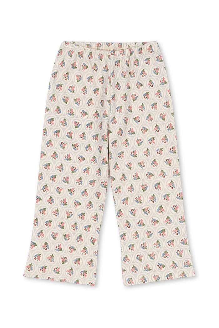 Detské bavlnené nohavice Konges Sløjd DREY PANTS GOTS bavlna béžová KS104291.PreSpring