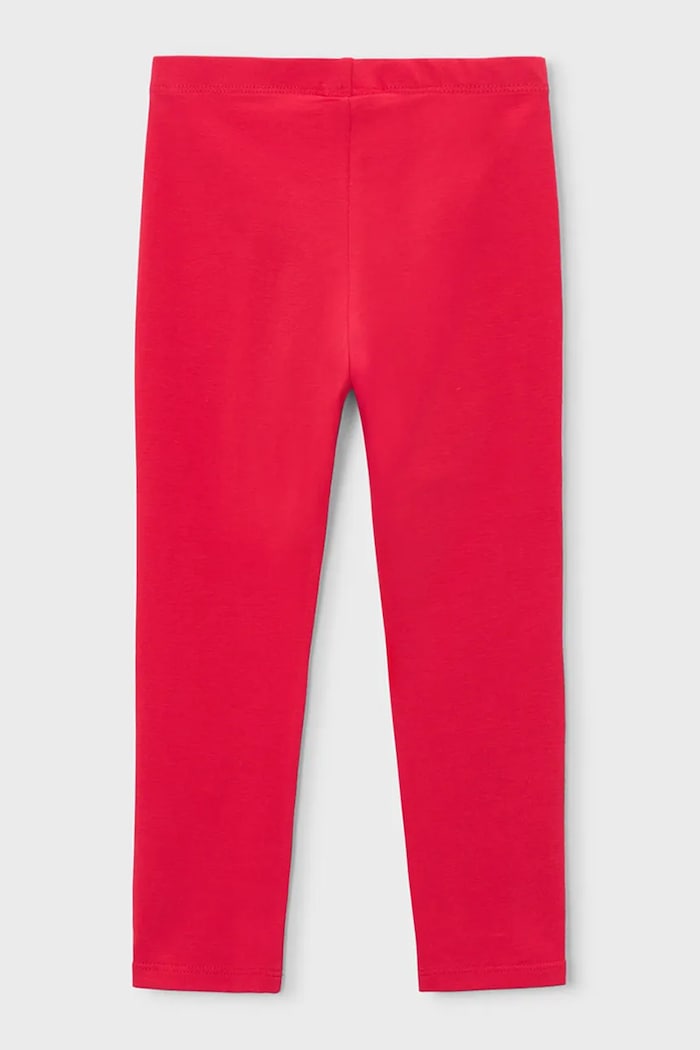 Mayoral leggins copii 748.6H.Mini.PPY2 rosu SS26