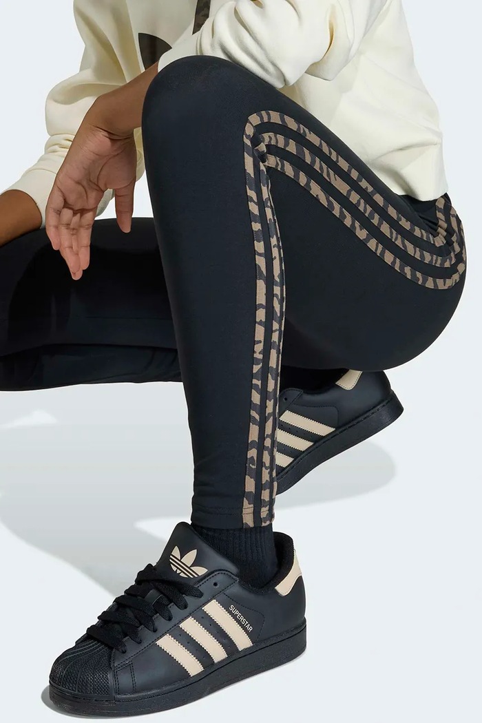 Detské legíny adidas Originals KD3289 čierna