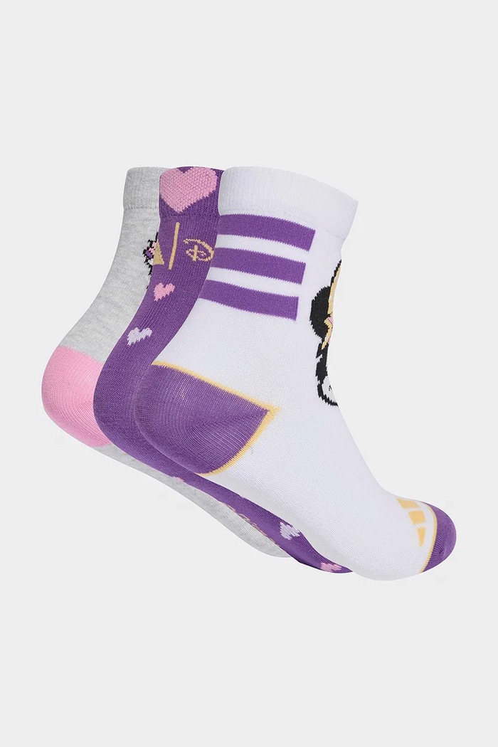 Otroške nogavice adidas Performance 3-pack KA9878 bela SS26