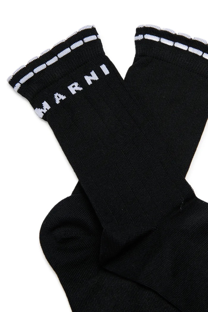 Marni șosete pentru copii MZ38F SOCKS M01766.M00WX negru SS26