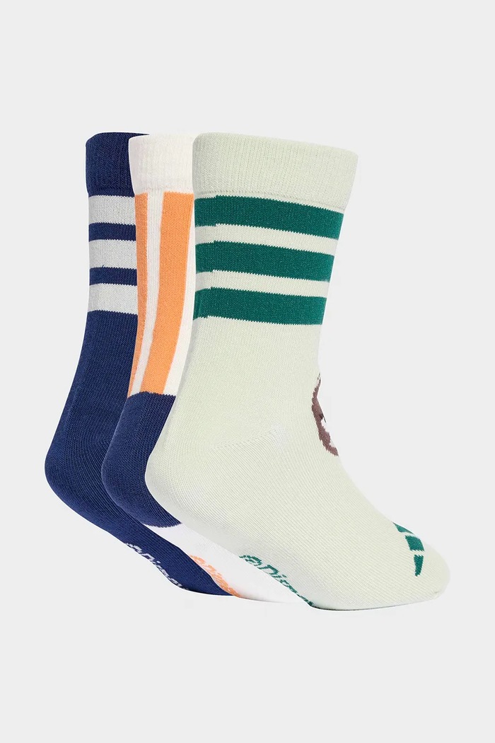 adidas Performance șosete pentru copii cu bumbac Zootopia 3-pack KA9877 alb SS26