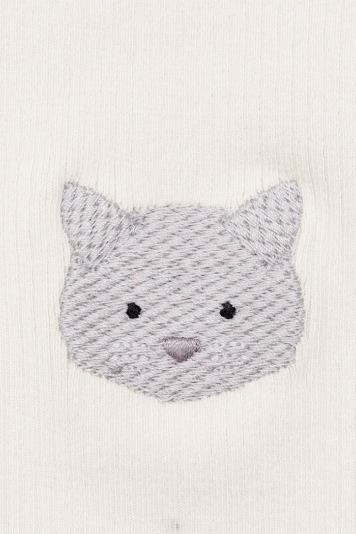 Donsje legginsy niemowlęce Soenie Leggings Cat biały 4117201