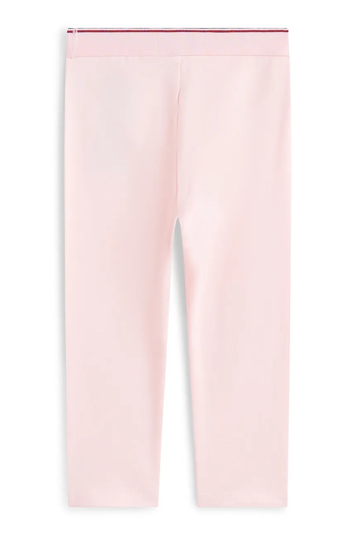Tommy Hilfiger legíny dojčenské s bavlnou KN0KN02392.G.PPY2 ružová SS26