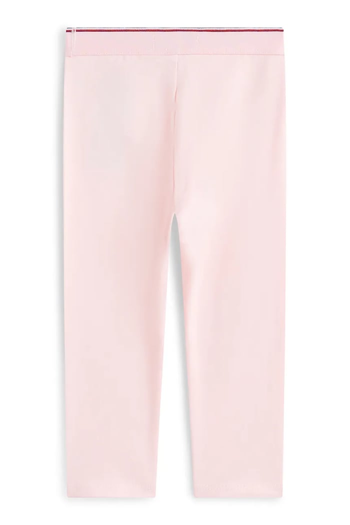 Tommy Hilfiger legíny dojčenské s bavlnou KN0KN02392.G.PPY2 ružová SS26