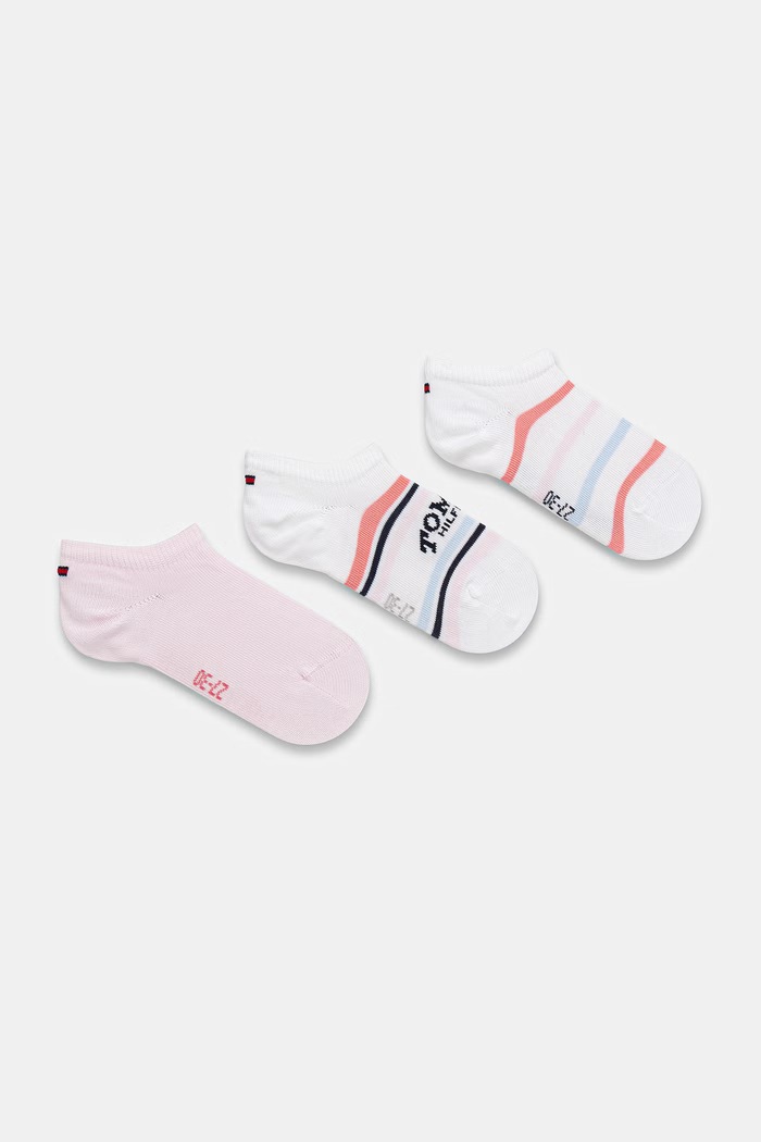 Detské ponožky Tommy Hilfiger 3-pak ružová 701238515.G.PPY2