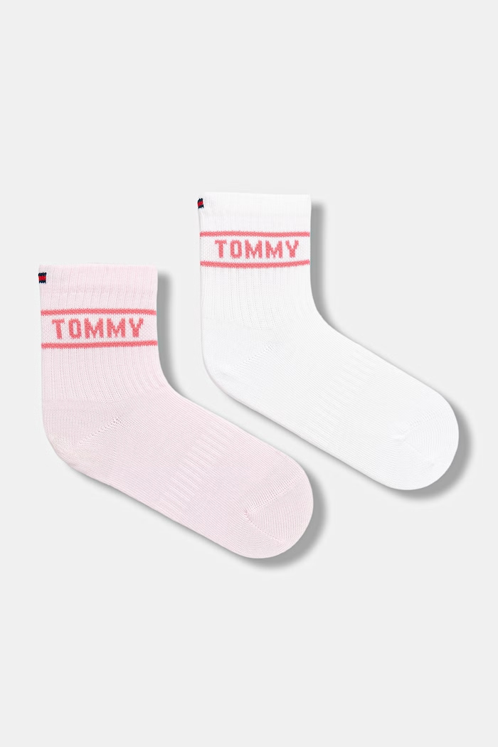 Detské ponožky Tommy Hilfiger 2-pak ružová 701238520.G.PPY2