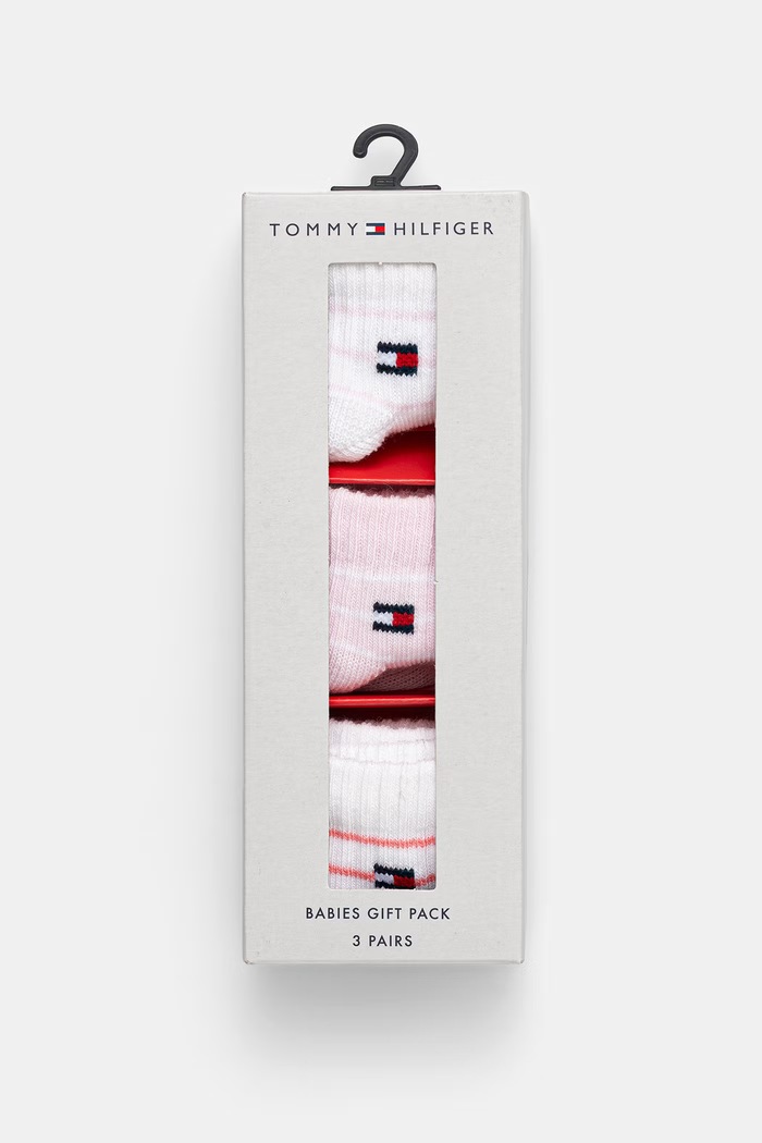 Fete Tommy Hilfiger șosete copii 3-pack 701238521.G.PPY2 roz