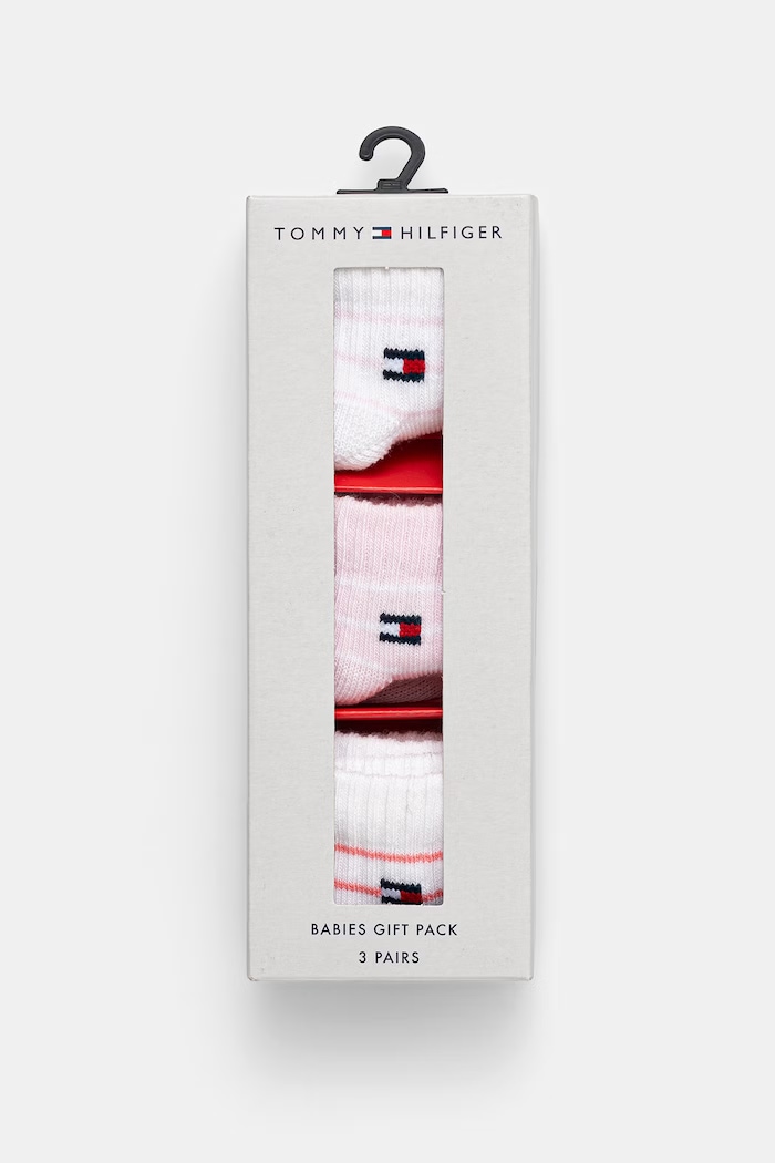 Fete Tommy Hilfiger șosete copii 3-pack 701238521.G.PPY2 roz