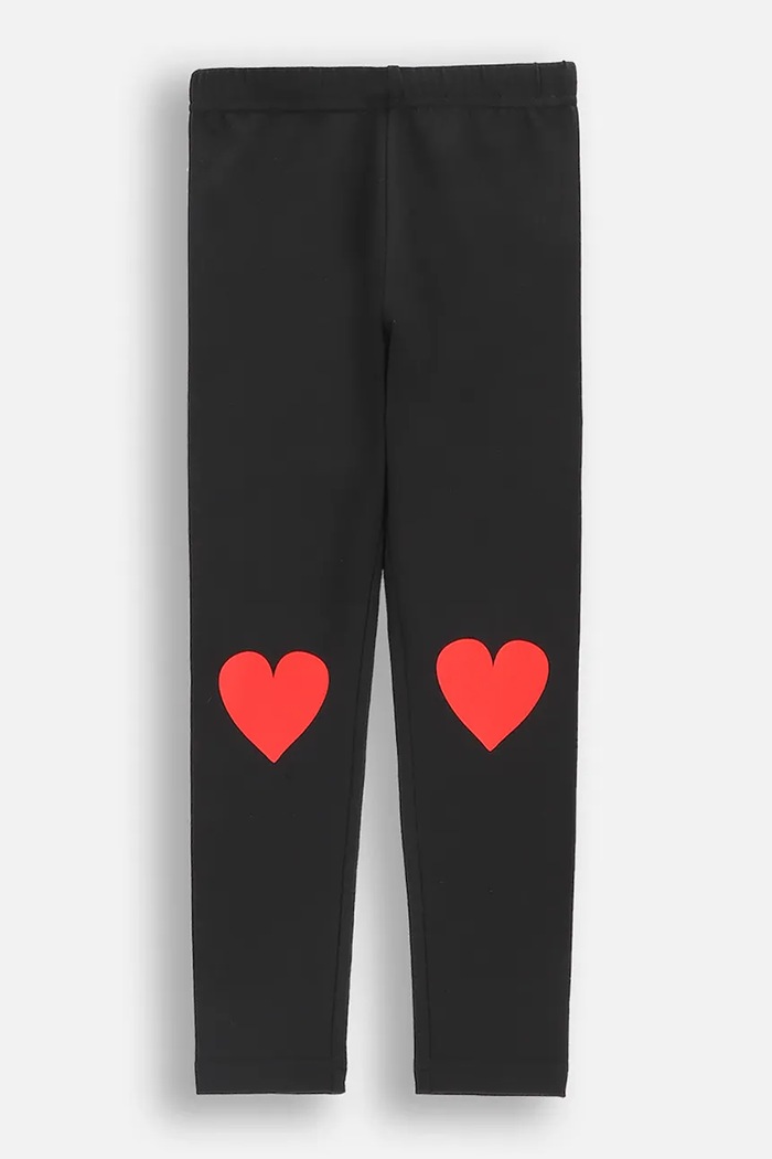 Coccodrillo legginsy dziecięce aplikacja czarny WC6122105VGA