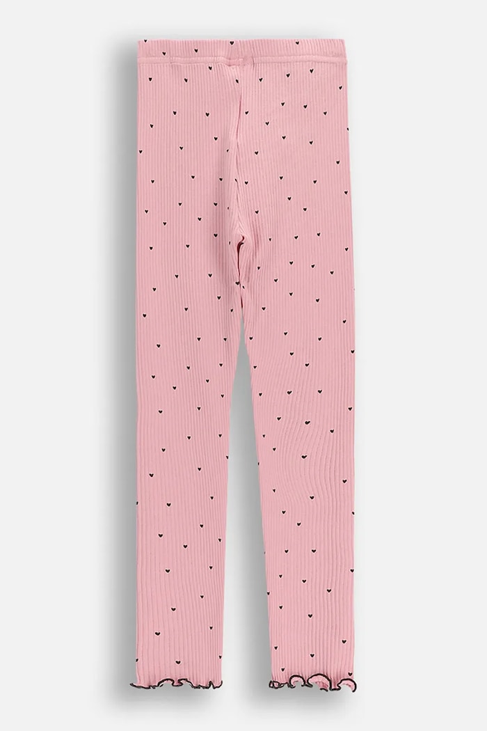 Coccodrillo legginsy dziecięce WC6122101HGK różowy SS26