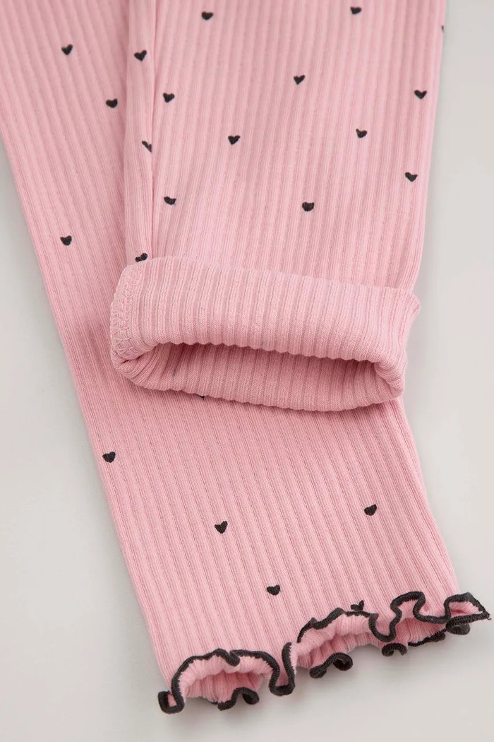 Coccodrillo legginsy dziecięce różowy WC6122101HGK