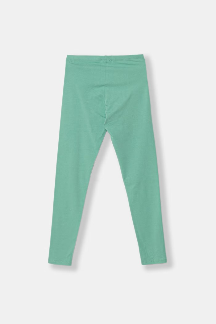 United Colors of Benetton detské bavlnené legíny s elastanom 3MT1CF02G.G.Stagionale tyrkysová SS26