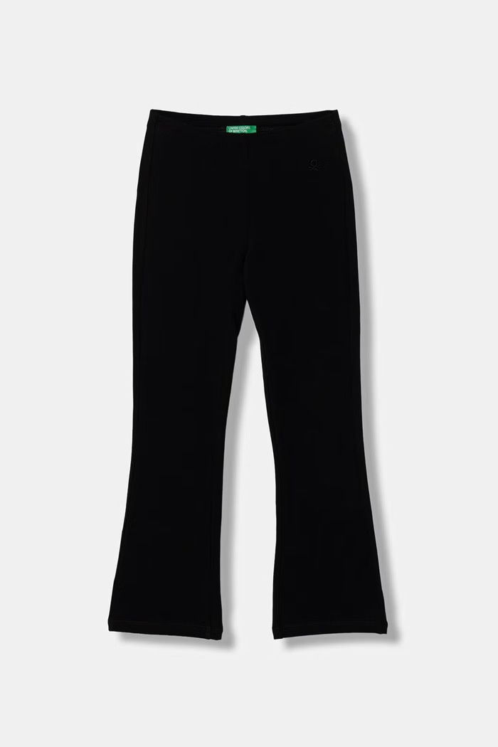 Detské bavlnené legíny s elastanom United Colors of Benetton čierna 3MT1CF037.G.Riproposto